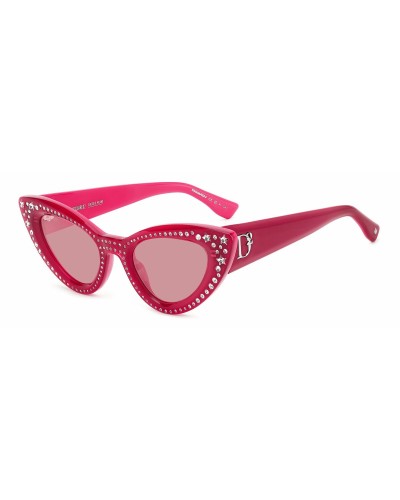Dsquared2 Lunettes de Soleil Femme D2-0092-N-S-MU1 - Ø 51mm - Style Iconique
