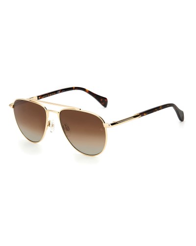 Rag & Bone RNB1044 Occhiali da Sole Donna - Oro/Marrone, 55mm - Eleganti & Trendy
