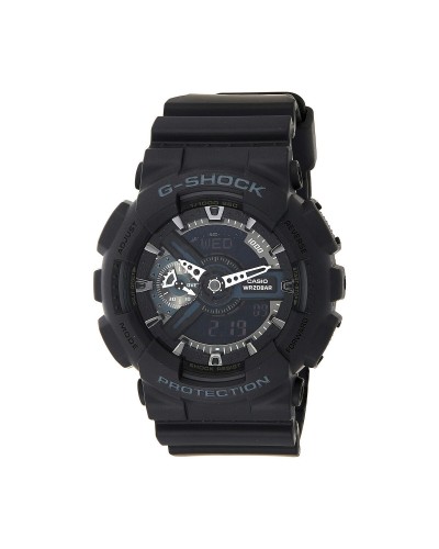 Casio G-Shock Classic: Men's Watch Black Silver Ø55mm Shock Resistant
