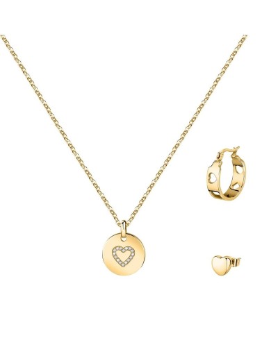 La Petite Story Conjunto de Joyas para Mujer, Collar y Pendientes LPS20ASD02
