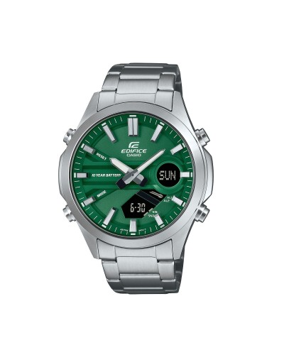 Casio EFV-C120D-3AEF Montre Homme Acier Vert Chronographe Numérique
