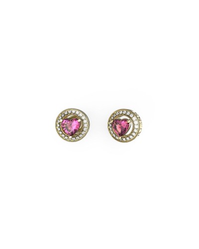 Guess Pendientes de Mujer Colgantes Dorados con Cristales - JUBE04669JWYGFCT
