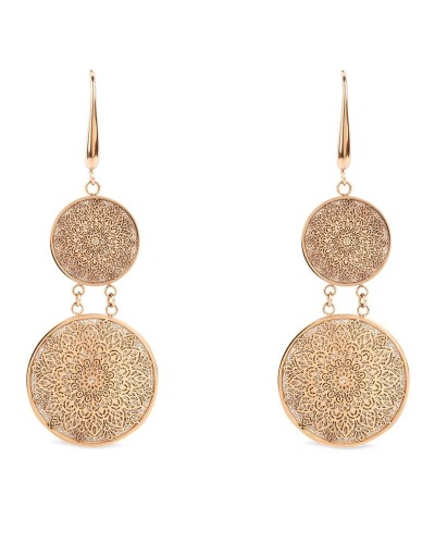 Stroili Boucles d'Oreilles Femme Dorées - Pendantes Lumineuses et Raffinées
