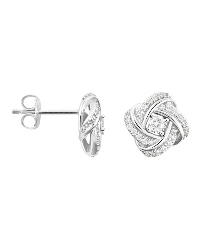 Stroili Pendientes Mujer Plata 925 Colgantes Cristales - Elegantes
