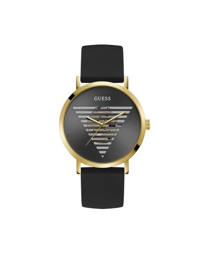 Guess Montre Homme GW0503G1 Bleu Argent - Chronographe et Étanche
