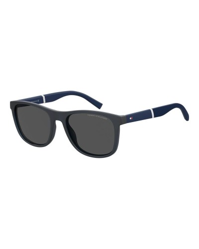 Tommy Hilfiger TH 2042/S: Sonnenbrille für Herren - Schwarzer Rahmen & Graue Gläser
