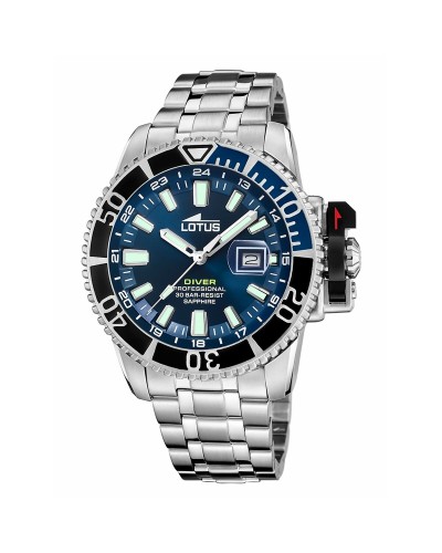 Lotus Reloj de Hombre 18938/3 Plateado - Acero Inoxidable
