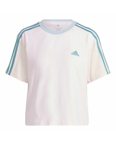 Adidas 3S Cr Damen T-Shirt Weiß - Kurzarm Sport & Training
