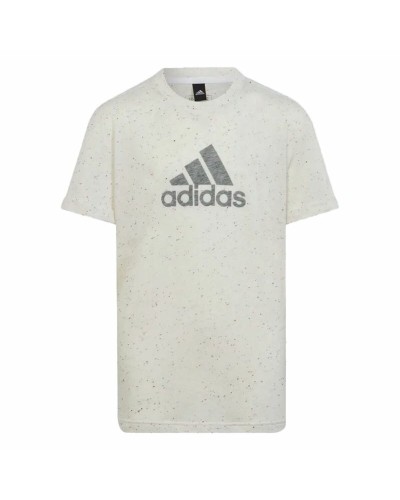 Barn T-shirt med kortärm Adidas Future Icons Winners Vit