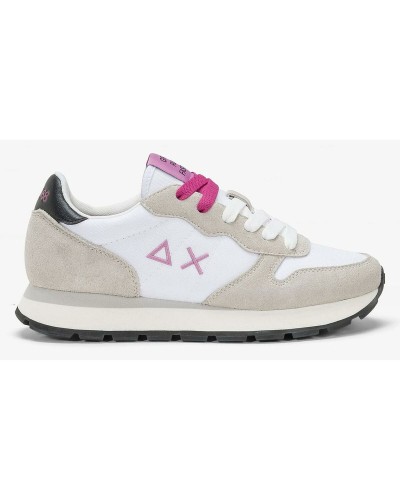 Dames casual sneakers SUN68 ALLY SOLID NYLON Z44201 01 Wit