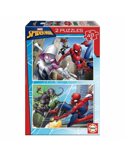 Palapeli Spiderman Educa (2 x 48 pcs)