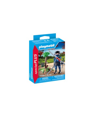 Playmobil Ninja: Bewegliche Figur, 15 Teile - Kreatives Spielzeug
