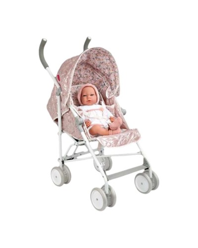 Arias Fantasy Doll Stroller - Pink, Foldable - Children's Toy
