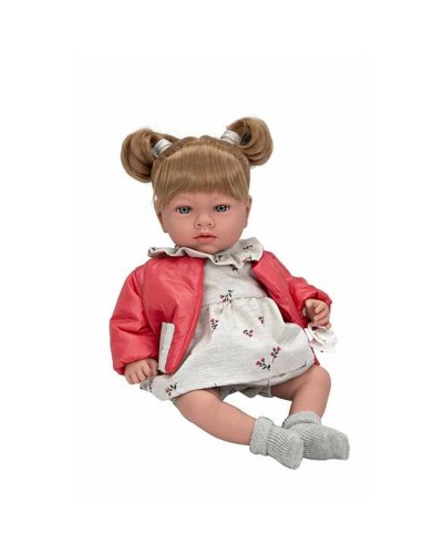 Arias Bébé Poupée Corail 40cm - Poupée Nouveau-Né Réaliste Jouet
