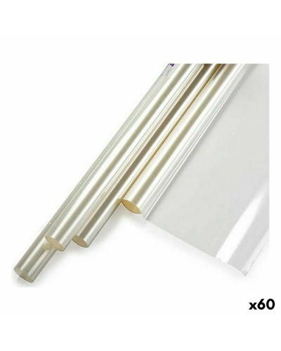 Carta Regalo Trasparente 70x500cm - Confezione da 60 Fogli - Imballaggio Professionale
