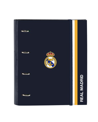 Carpeta de anillas Real Madrid C.F. Blanco 27 x 32 x 3.5 cm