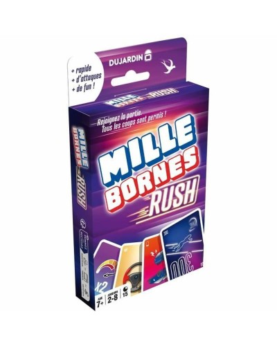 Dujardin Mille Bornes Rush - Jeu de Cartes Rapide et Amusant

