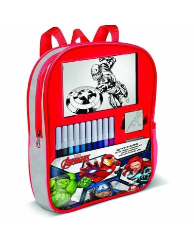 Multiprint Tampons en Bois pour Enfants - Set Créatif 42 Pièces
