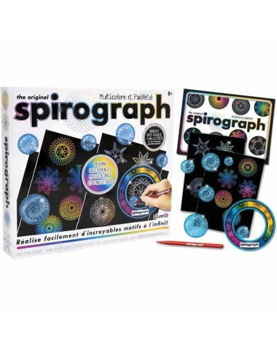 Spirograph Silverlit Black - Artistic Drawing Set with Accessories
