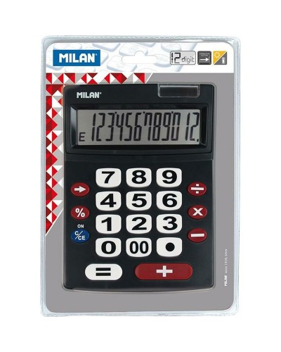 Laskin Milan Musta 22,5 x 14 x 3 cm