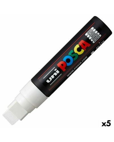 POSCA PC-17K White - Extra Large Tip Markers 15mm - Set of 5

