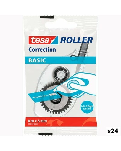 Korjausteippi TESA Basic Valkoinen 5 mm x 8 m (24 osaa)
