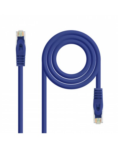 NANOCABLE Stromkabel 2m - Blau/Grau - PC, Monitor - Hohe Qualität
