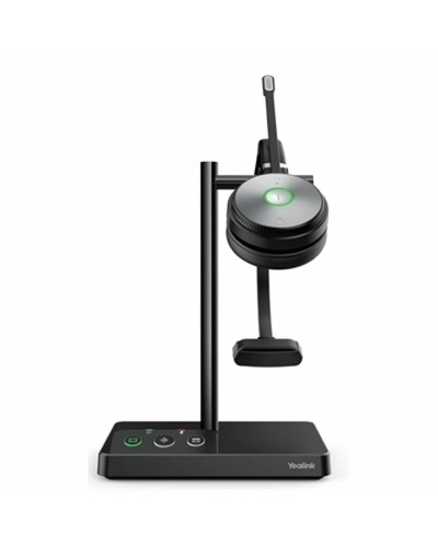 Yealink WH62 Mono Auricolari Wireless con Microfono - Nero/Rosso - Certificati Teams
