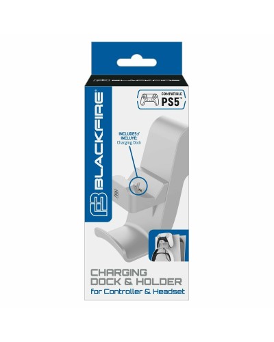 Blackfire Chargeur USB PS5 - Charge Rapide Manettes Dualsense
