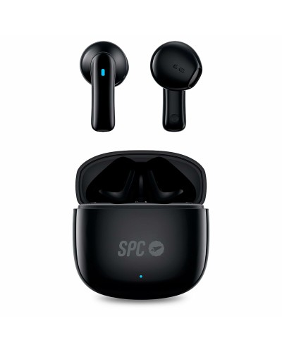 SPC Auriculares In-Ear Negros con Micrófono - Audio Claro y Graves Potentes
