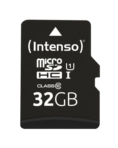 Micro SD geheugenkaart met adapter INTENSO 32 GB