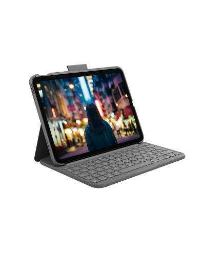 iPad Case + Keyboard Logitech 920-011426 Grey Spanish Qwerty