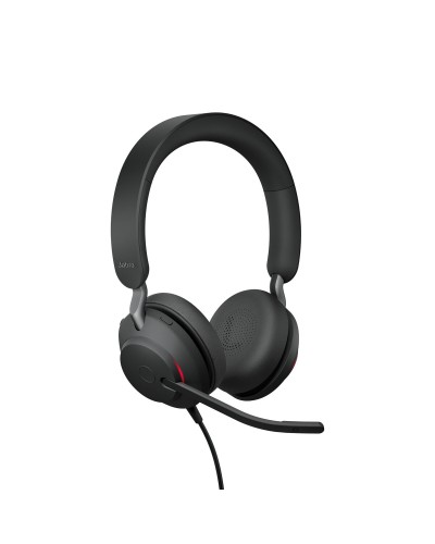 Hoofdtelefoon met microfoon GN Audio Evolve2 40 SE Zwart