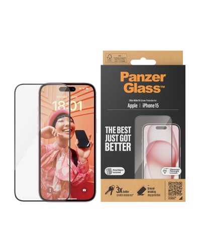 Schermbeschermer voor mobiel Panzer Glass 2809 Apple
