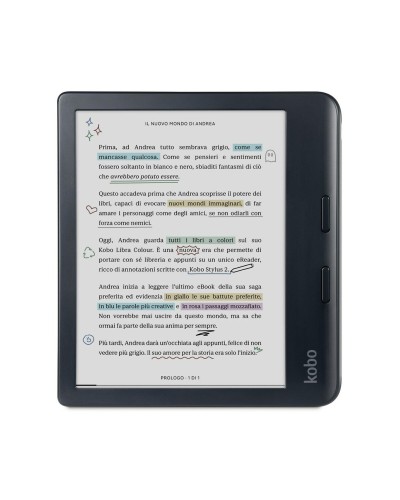 Rakuten Kobo N428 Lector de Libros Electrónicos - 7" Negro 32GB - ¡Lee en Cualquier Lugar!
