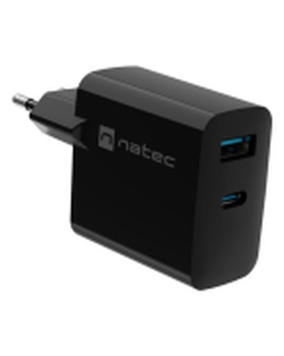 Natec USB-C Charger 65W Black - Fast Charging for Smartphones & Laptops
