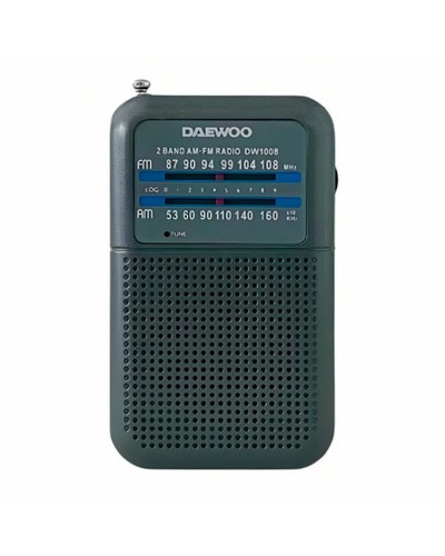 Reproductor de CD MP3 Portátil Daewoo - Radio FM, Auriculares Incluidos
