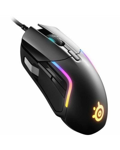 SteelSeries Rival 5 Gaming Mouse Black - Wired, Customizable RGB LEDs
