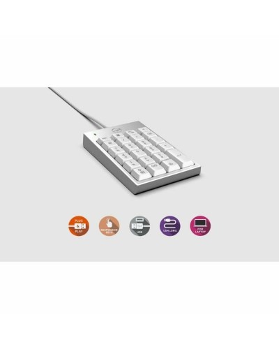 Mobility Lab ML305707: Silberner Ziffernblock, Slim, Portabel
