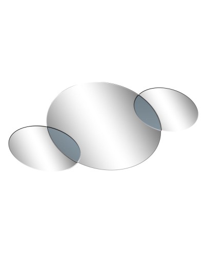 Väggspegel DKD Home Decor Glas Cirklar (131 x 2 x 61 cm)