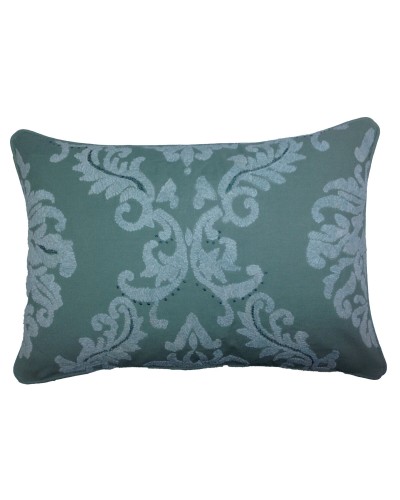 DKD Home Decor quadratischer Kissenbezug in Mintgrün - 60 x 40 cm
