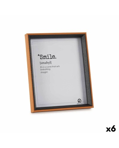 Porte-photos en Cristal Élégant : Cadre Marron Noir pour Photos 22x27cm (6pcs)
