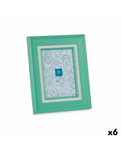 Fotoram Glas Grön Plast (6 antal) (2 x 26 x 21 cm)