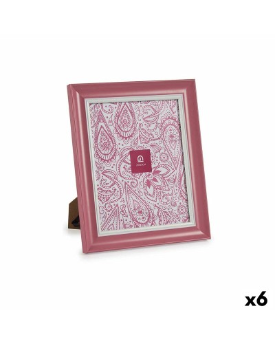 Portarretratos Cristal Rosa (6 Unidades) de 2x31x26cm
