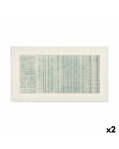 Toiles Canvas Rayées 3D (2 pièces) 110x60 cm Décoration Murale Peinture Moderne
