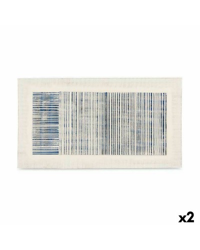 Kanvas Ränder Med relief (110 x 60 x 2,5 cm) (2 antal)