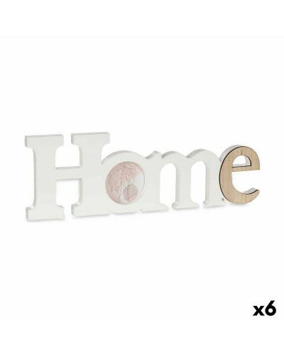 Kuvakehys Home Valkoinen Ruskea Puu MDF 40 x 13,5 x 1,7 cm (6 osaa)