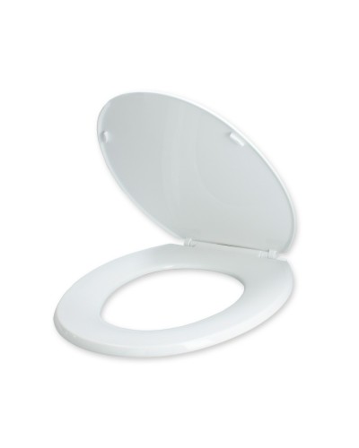 Fontastock WC-Sitz, Weiß, 36x46cm, Robust und Komfortabel
