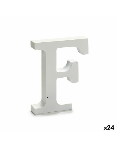 Brev F Trä Vit (2 x 16 x 14,5 cm) (24 antal)