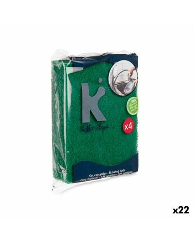 Uppsättning av skurmaskiner Grön Slipande fiber 11,3 X 15,7 X 0,5 cm (22 antal)
